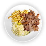 Doner Meat, Chips & Cheese 