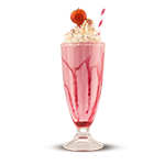 Strawberry Ripple Milkshake 