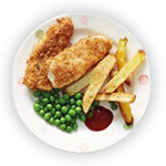 Fish Finger A Chips (5 Pcs) 